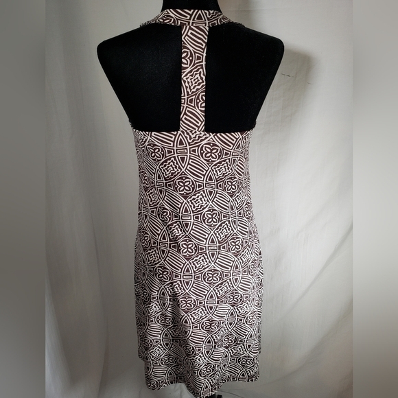 INC International Concepts Jeweled Beaded Collar Brown Sleeveless Dress Sz S - Picture 8 of 12